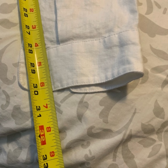 SYMPLI L MANDARIN LINEN TUNIC - Picture 7 of 16